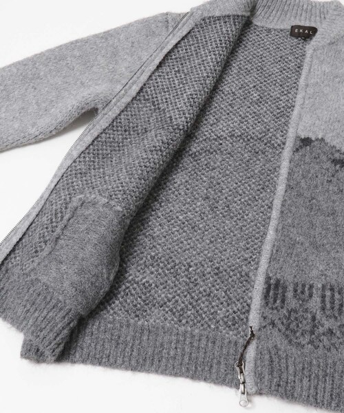 EKAL（エカル）の「TATESHINAカウチンニット（カーディガン/ボレロ・メンズ・マウンテン/ディア・M/L）」の13枚目の写真