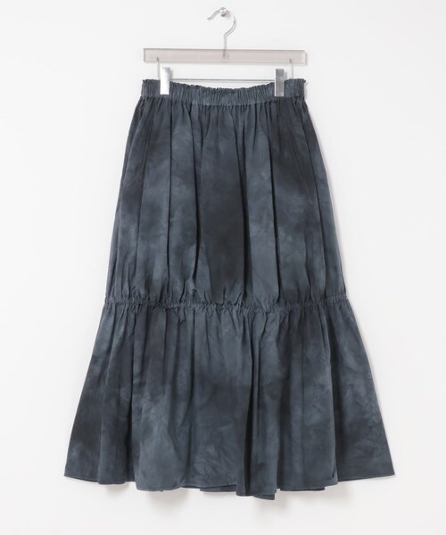 URBAN RESEARCH(アーバンリサーチ)の「Nomat SHIRRING SKT/HAND-DYED(スカート・レディース・MIDNIGHT・1)」の3枚目の写真