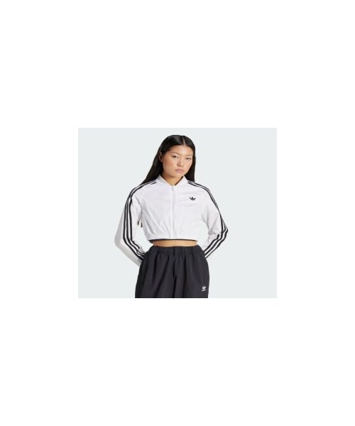 adidas クロップド トラックトップ アディダス デニムクロップド