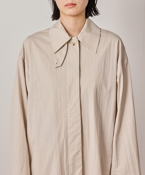 NERGY（ナージー）の「【撥水】ステンカラーロングコート（ステンカラーコート・レディース・ベージュ・F）」の15枚目の写真