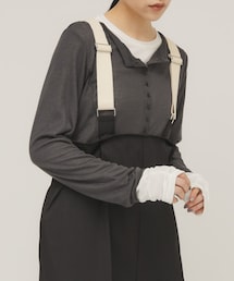 KBF | バイカラーレイヤードカットソー(Tシャツ/カットソー)