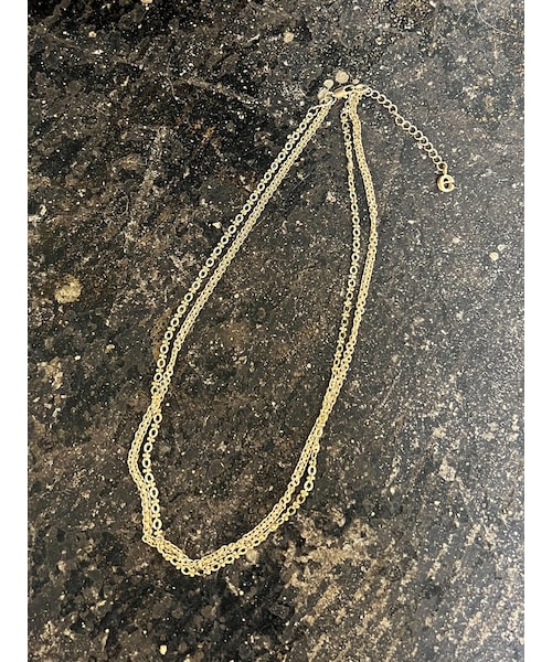 EMODA（エモダ）の「ダブルチェーン2WAYネックレス（ネックレス・レディース・シルバー/ゴールド・F）」の6枚目の写真