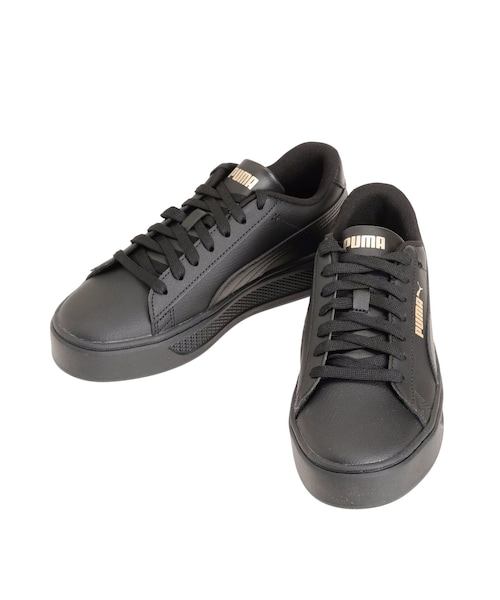 GYDA（ジェイダ）の「PUMA スマッシュ プラットフォームV3（スニーカー・レディース・オフホワイト/ブラック・22/23/24）」の5枚目の写真