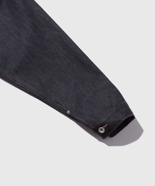 ADAM ET ROPE'(アダムエロペ)の「【DAIRIKU/ダイリク】Rigid 2PKT Denim Jacket(デニムジャケット・メンズ・ネイビー・L/M/S)」の8枚目の写真