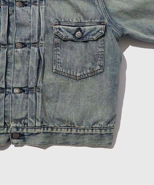 【BOWWOW/バウワウ】BLANKET LINED DENIM JK AGING