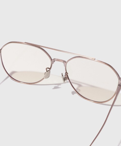 ADAM ET ROPE'(アダムエロペ)の「【BLANC../ブラン】ツーブリッジB0042(サングラス・メンズ・ダークブラウン/シルバー・F)」の5枚目の写真