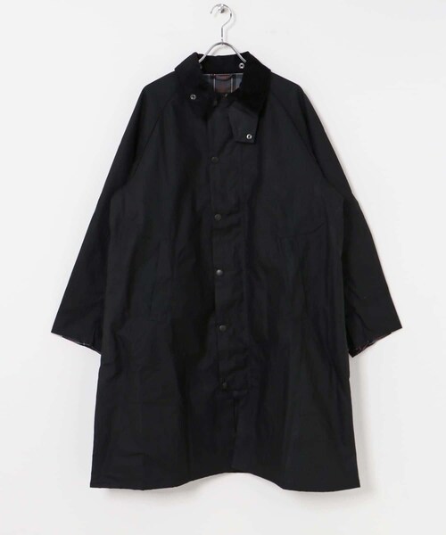 URBAN RESEARCH（アーバンリサーチ）の「Barbour　MODIFIED EXMOOR JACKET（ステンカラーコート・メンズ・BLACK/SAGE・36/38/40）」の6枚目の写真