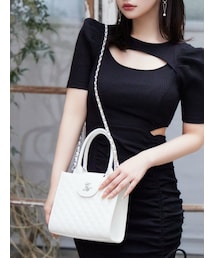 EATME | E/Mキルティングバッグ(ハンドバッグ)