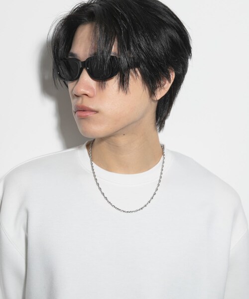 SENSE OF PLACE by URBAN RESEARCH（センスオブプレイスバイアーバンリサーチ）の「スクエアサングラス（メガネ・メンズ・BLACK/BLK×BLU・one）」の6枚目の写真