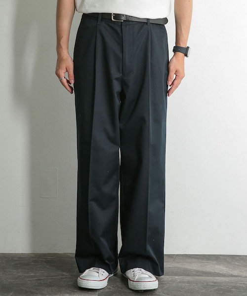 SENSE OF PLACE by URBAN RESEARCH(センスオブプレイスバイアーバンリサーチ)の「センタープレスストレートタックチノパンツ(チノパンツ・メンズ・GREIGE/BLACK・M/L)」の9枚目の写真