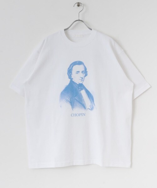 SENSE OF PLACE by URBAN RESEARCH（センスオブプレイスバイアーバンリサーチ）の「ヴィンテージライクTシャツ(ショパン)（Tシャツ/カットソー・メンズ・WHITE/MINT・M/L）」の12枚目の写真