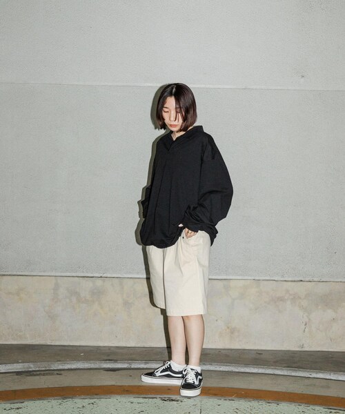 URBAN RESEARCH(アーバンリサーチ)の「Wide Dad SHADE TECH ポロシャツ ロングスリーブ(ポロシャツ・メンズ・D.NAVY・1/2)」の15枚目の写真