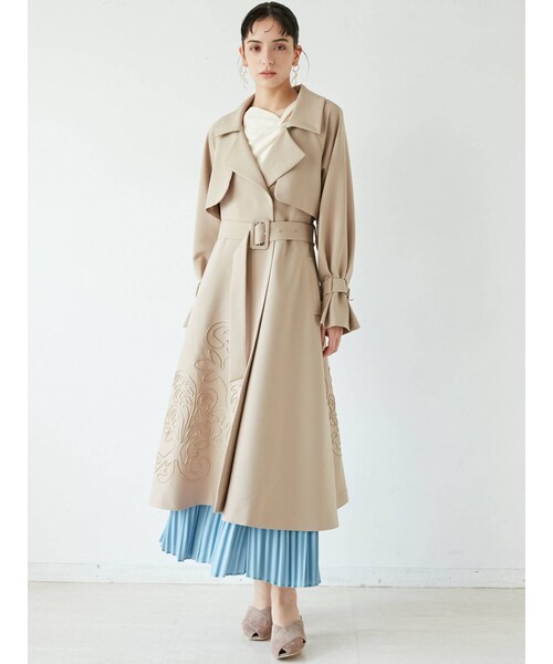 B00085      ラグナムーンLAGUNAMOONトレンチコート LAGUNAMOON トレンチコート コート マルチWAYトレンチコート