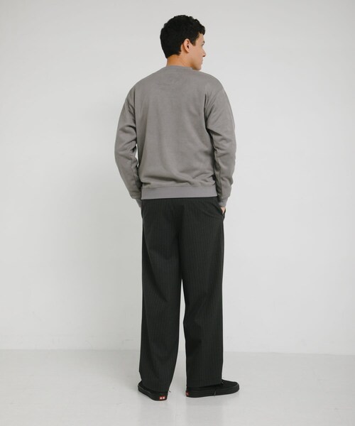 URBAN RESEARCH Sonny Label（アーバンリサーチサニーレーベル）の「クリーミータッチクルーネックプルオーバー（スウェット・メンズ・グレージュ/チャコール/ブルー・M/L/XL）」の15枚目の写真