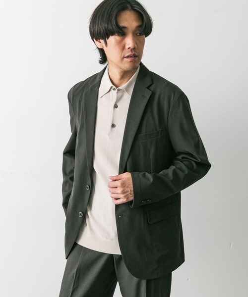 URBAN RESEARCH DOORS(アーバンリサーチドアーズ)の「『イージーケア/速乾』LIFE STYLE TAILOR ウォッシャブルアクティブジャケット(テーラードジャケット・メンズ・KHAKI/NAVY/GRAY・S/M/L/XL)」の18枚目の写真