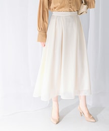 URBAN RESEARCH ROSSO | シアーメッシュフレアスカート(スカート)