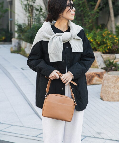 URBAN RESEARCH DOORS（アーバンリサーチドアーズ）の「『撥水』カポックキルトミドルジャケット（その他アウター・レディース・IVORY/GREIGE/BLACK・Free）」の21枚目の写真