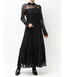 MERCURYDUO | レースティアードワンピース(ワンピース)