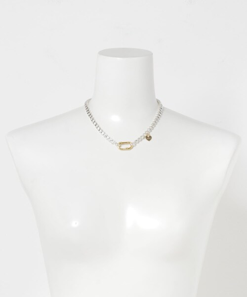 URBAN RESEARCH ROSSO（アーバンリサーチロッソ）の「in mood　CLIP HEART NECKLACE（ネックレス・レディース・MIX・-）」の6枚目の写真