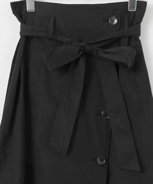 RODE SKO（ロデスコ）の「OREICHALKOS　ラップミディスカート（スカート・レディース・BLACK・36/38）」の4枚目の写真