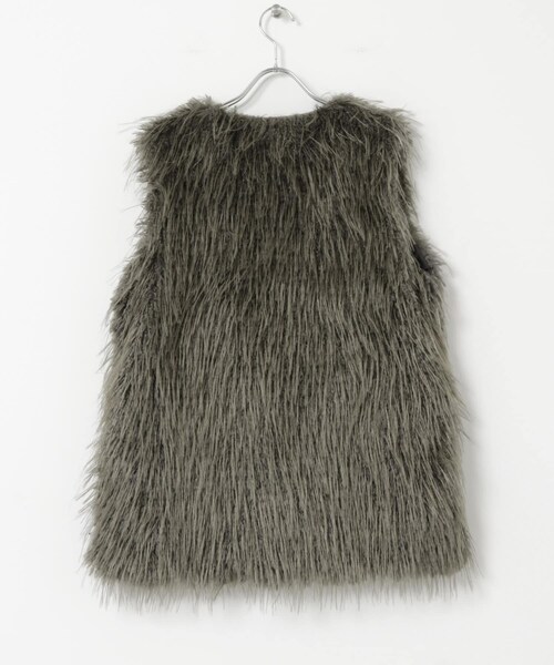 ITEMS URBANRESEARCH（アイテムズ アーバンリサーチ）の「フェイクファーベスト（テーラードジャケット・レディース・CHA/OFF・FREE）」の18枚目の写真