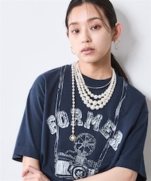 nissen | 綿100％グラフィックプリントTシャツ＜大きいサイズ有＞シックスタイル(Tシャツ/カットソー)