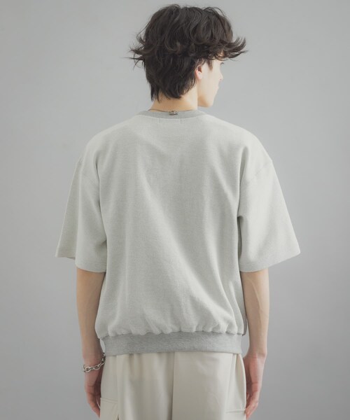 SENSE OF PLACE by URBAN RESEARCH（センスオブプレイスバイアーバンリサーチ）の「カレッジスウェットショートスリーブTシャツ（スウェット・メンズ・GRAY/NAVY/RED・M/L）」の5枚目の写真