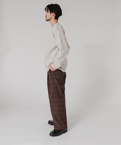 URBAN RESEARCH（アーバンリサーチ）の「モールニットプルオーバー（ニット/セーター・メンズ・IVORY/S.GREEN/GRAY/BLACK・M/L）」の13枚目の写真