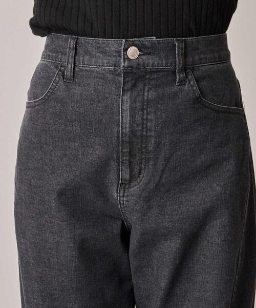 NERGY（ナージー）の「【シアバター配合】カーブワイドパンツ（デニムパンツ・レディース・ブラック・M/S）」の15枚目の写真