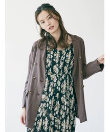 dazzlin | ベルト付ダブルジャケット【セットアップ着用可能】(テーラードジャケット)