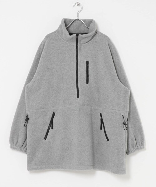 URBAN RESEARCH DOORS（アーバンリサーチドアーズ）の「FORK&SPOON　ビッグフリースプルオーバー（スウェット・レディース・GRAY/CHARCOAL・1）」の4枚目の写真