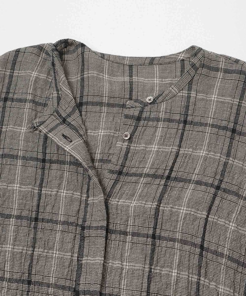 かぐれ（カグレ）の「リネンレーヨンチェックシャツカーディガン（シャツ/ブラウス・レディース・CHECK M/CHECK S・Free）」の19枚目の写真