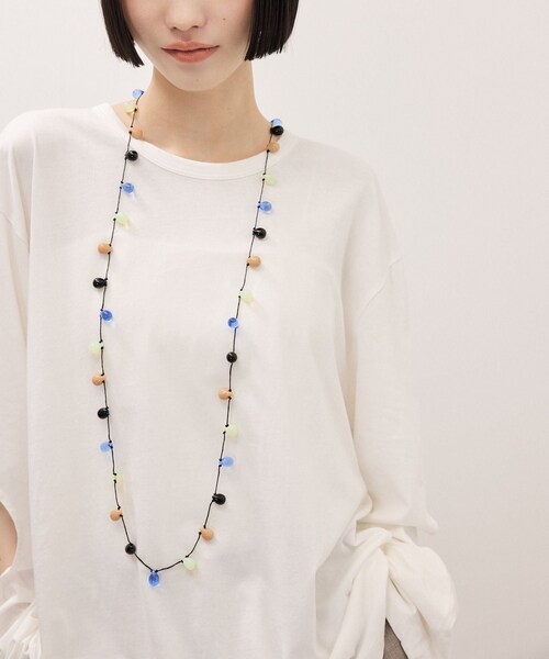 ADAM ET ROPE'（アダムエロペ）の「【Sisi Joia for ADAM ET ROPE'】別注 ロングネックレス（ネックレス・レディース・ブラック/ホワイト/その他・F）」の11枚目の写真