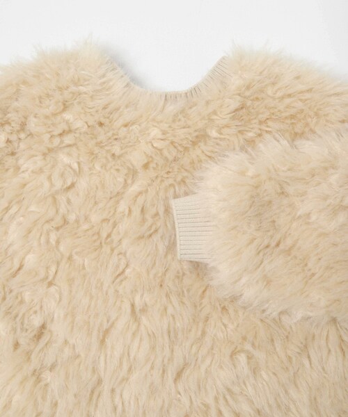 URBAN RESEARCH ROSSO（アーバンリサーチロッソ）の「THINK FUR　2Way Fur Knit Tops（ニット/セーター・レディース・Cream/Pink/Brown/Black・Free）」の12枚目の写真