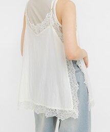 KBF | ヴィンテージライクレースキャミソール(キャミソール)