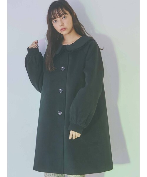 merry jenny（メリージェニー）の「ベロアフリルカラーコート（その他
