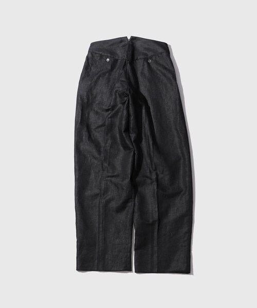 ADAM ET ROPE'（アダムエロペ）の「【Pelemele/ペールメール】HIBACK TROUSERS CHAMBRAY（その他パンツ・メンズ・ブラック・L/M）」の12枚目の写真