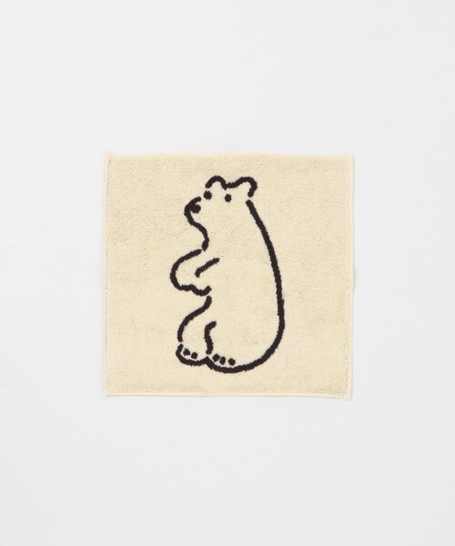 URBAN RESEARCH(アーバンリサーチ)の「WARMGREYTAIL HANDTOWEL-HUGGY BEAR(タオル・メンズ・BRICK/CREAM・-)」の10枚目の写真