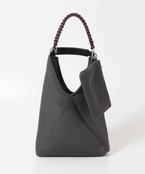 URBAN RESEARCH DOORS（アーバンリサーチドアーズ）の「2WAYメッシュバッグ（トートバッグ・レディース・CHARCOAL/NAVY・-）」の4枚目の写真