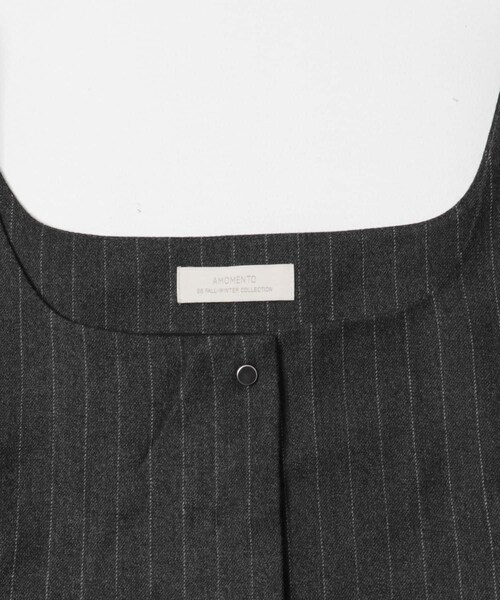 URBAN RESEARCH（アーバンリサーチ）の「AMOMENTO　WOOL SNAP BUTTON VEST（ベスト・レディース・STRIPE・0）」の8枚目の写真