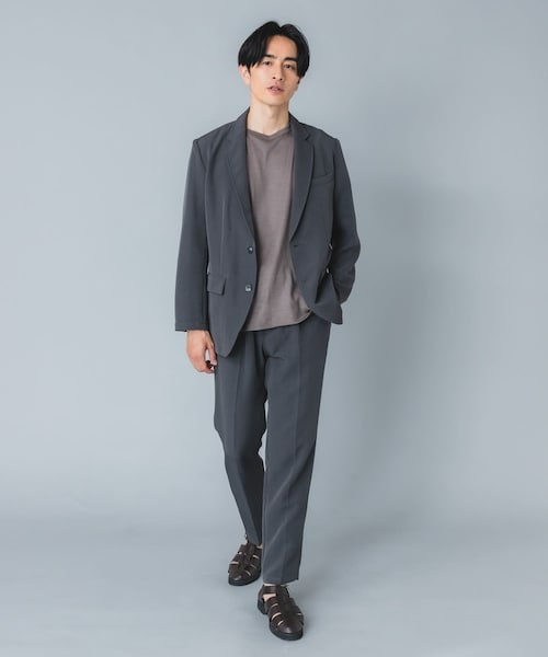 URBAN RESEARCH ROSSO（アーバンリサーチロッソ）の「『WEB限定』『イージーケア』ハイパフォーマンス快適セットアップ（セットアップ・メンズ・BLACK/NAVY/CHARCOAL・S/M/L/XL）」の2枚目の写真
