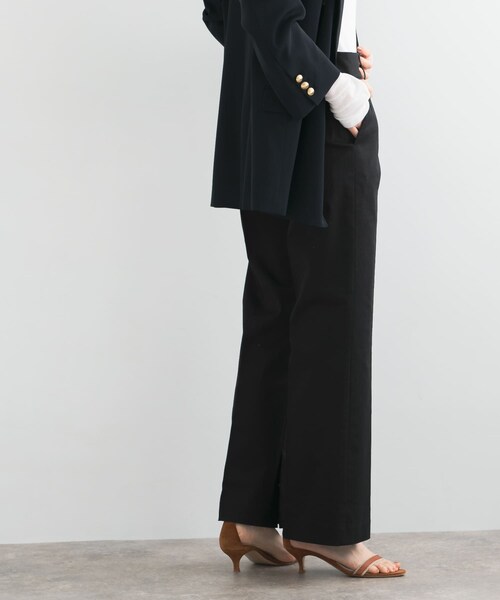 URBAN RESEARCH ROSSO（アーバンリサーチロッソ）の「セミフレアチノパンツ（チノパンツ・レディース・BLACK/IVORY/NAVY BLUE・36/38）」の18枚目の写真