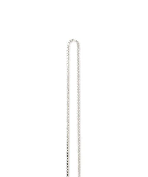 ADAM ET ROPE'（アダムエロペ）の「【SASKIA DIEZ（サスキア ディッツ）】FINE EARRINGS FRINGE CUBIC NO2（ピアス（両耳用）・レディース・シルバー・F）」の4枚目の写真