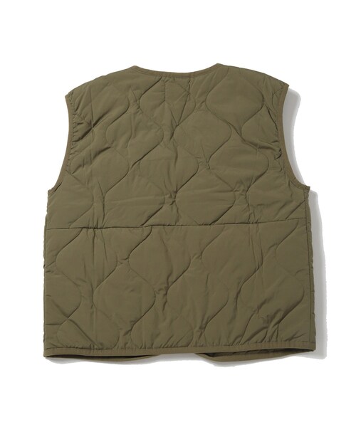 ADAM ET ROPE'(アダムエロペ)の「【WALK IN PARIS/ウォーク イン パリス】Mehari sleeveless jacket(ダウンベスト・メンズ・カーキ・L/M)」の8枚目の写真