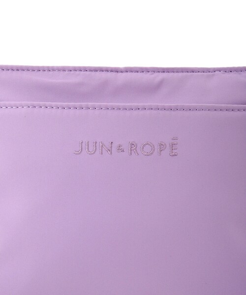 ROPE'（ロペ）の「【OUTDOOR PRODUCTS】別注3WAYサコッシュ（ショルダーバッグ・レディース・ブラック/ベージュ/パープル・F）」の17枚目の写真