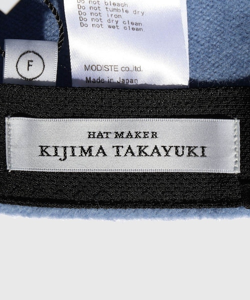 ADAM ET ROPE'（アダムエロペ）の「【KIJIMA TAKAYUKI/キジマ タカユキ】ANGORA SHAGGY JET CAP（キャップ・メンズ・ブラック/キャメル/サックス・F）」の13枚目の写真