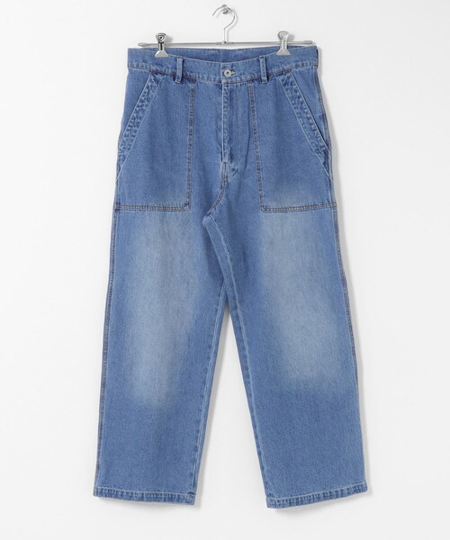URBAN RESEARCH Sonny Label（アーバンリサーチサニーレーベル）の「ARMY TWILL　DENIM BAKER PANTS（デニムパンツ・メンズ・BLUE/KHAKI/ECRU・M/L）」の18枚目の写真