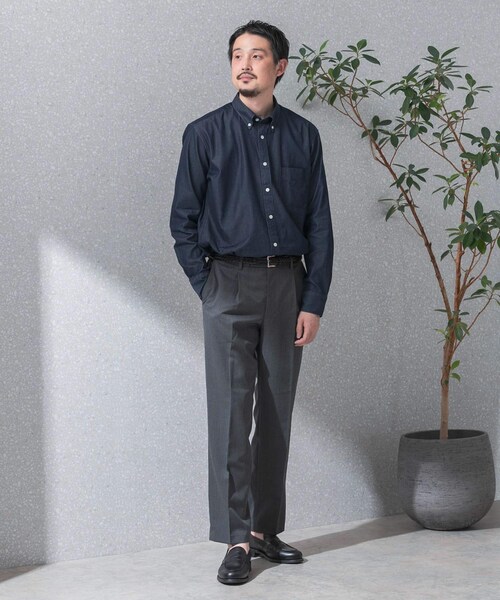 URBAN RESEARCH DOORS(アーバンリサーチドアーズ)の「『洗濯可/防シワ』LIFE STYLE TAILOR クリアツイルウォッシャブルパンツ(スラックス・メンズ・GRAY・44/46/48/50)」の10枚目の写真