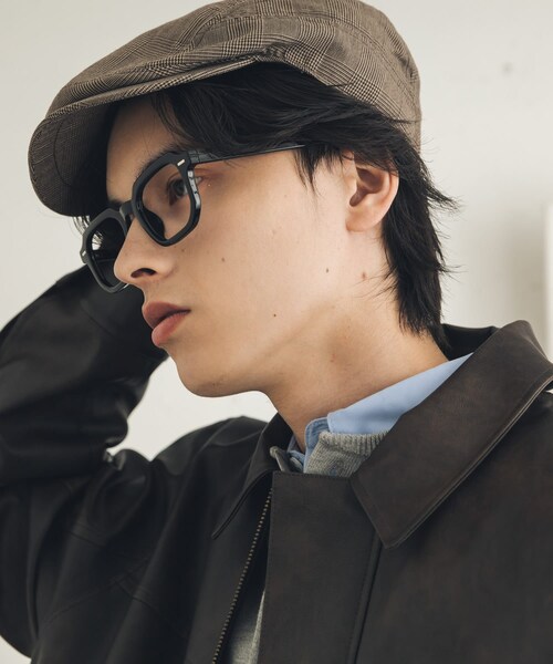 SENSE OF PLACE by URBAN RESEARCH(センスオブプレイスバイアーバンリサーチ)の「アソートハンチング(ハンチング/ベレー帽・メンズ・BLACK/BRN CHECK/GRY STRIPE・One)」の3枚目の写真