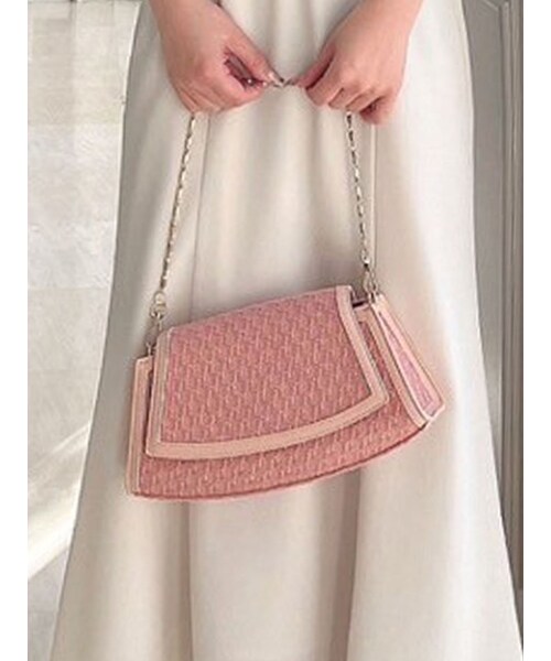 RESEXXY（リゼクシー）の「ツイードコンパクトバッグ（ハンドバッグ・レディース・アイボリー/ピンク/イエロー・F）」の12枚目の写真